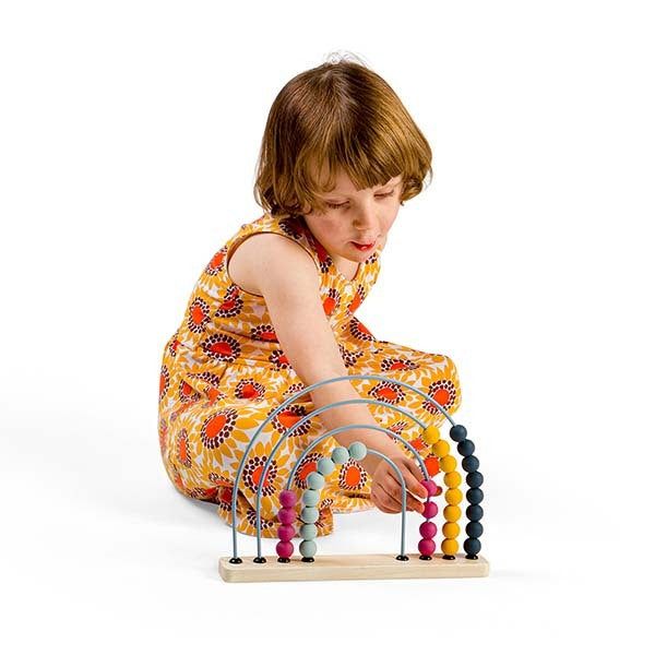 Bigjigs Toys Wooden Rainbow Abacus