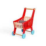 Bigjigs Toys Wooden Shopping Trolley Toy