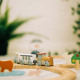 Bigjigs Toys Woodland Animal Train Set