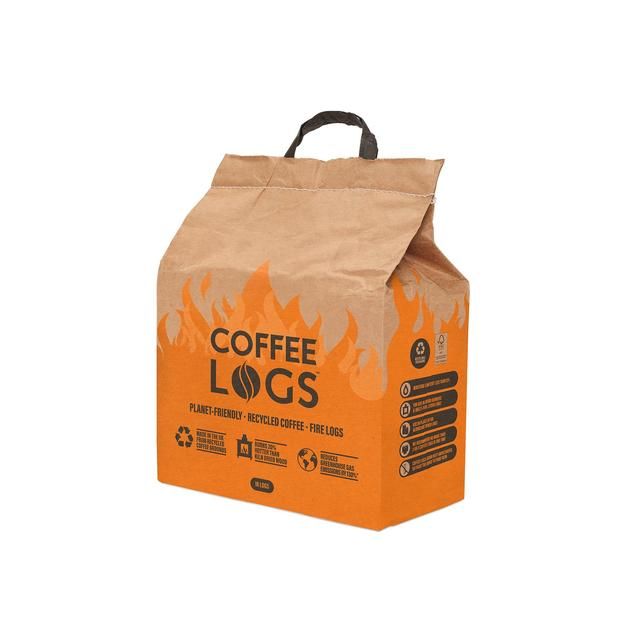 Bio-Bean Coffee Logs Fire Logs    16 per pack