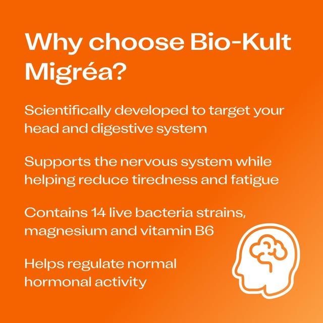 Bio-Kult Probiotics Migrea Gut Supplement 60 Capsules   60 per pack