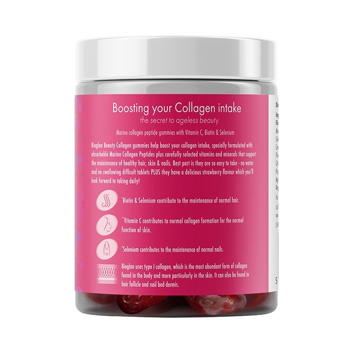 Bioglan Beauty Collagen 60 Strawberry Gummies