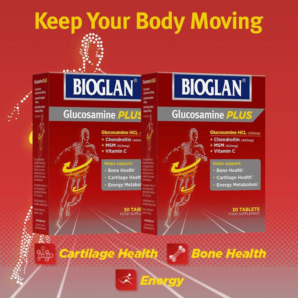 Bioglan Glucosamine Plus, 2 x 30 Capsules (1 Month Supply)