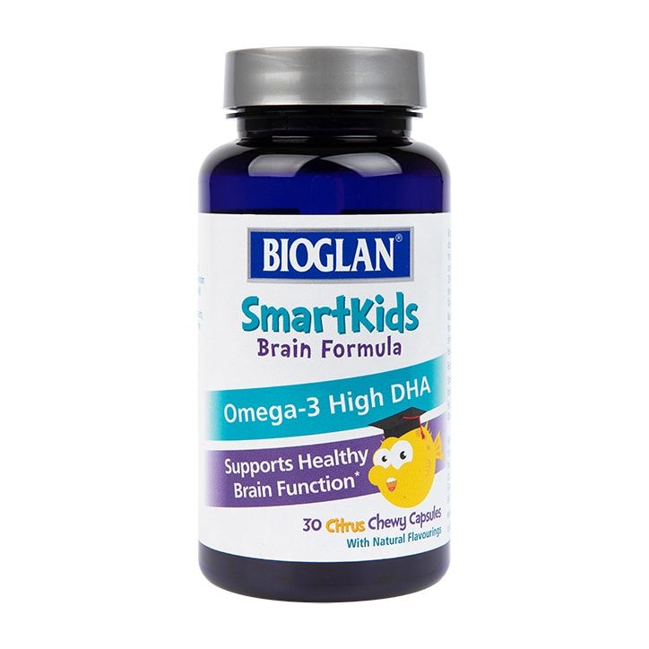 Bioglan SmartKids Brain Formula Omega-3 30 Chewable Capsules