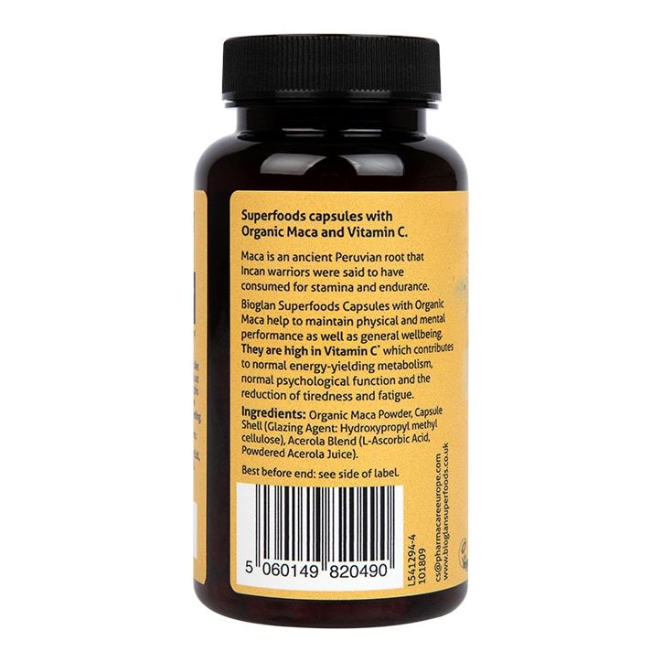 Bioglan Superfoods Organic Maca 60 Capsules