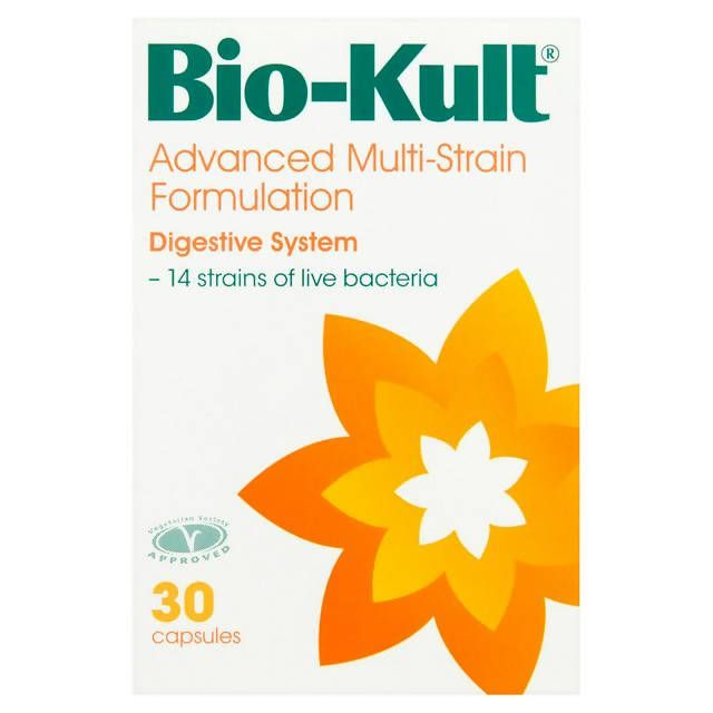 Biokult Probiotics Advanced Multi-Strain Formula 14 Strains Capsules x30