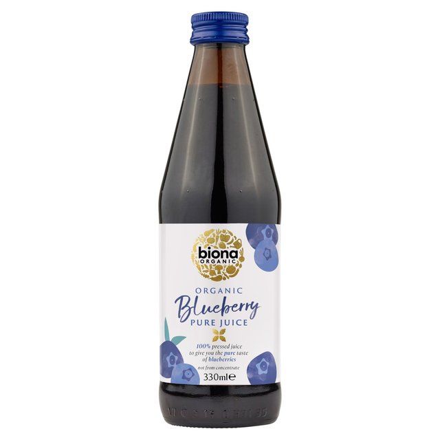 Biona Organic Blueberry Pure Pressed Juice   330ml - McGrocer