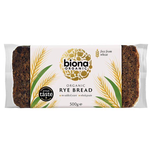 Biona Organic Rye Bread Sliced   500g