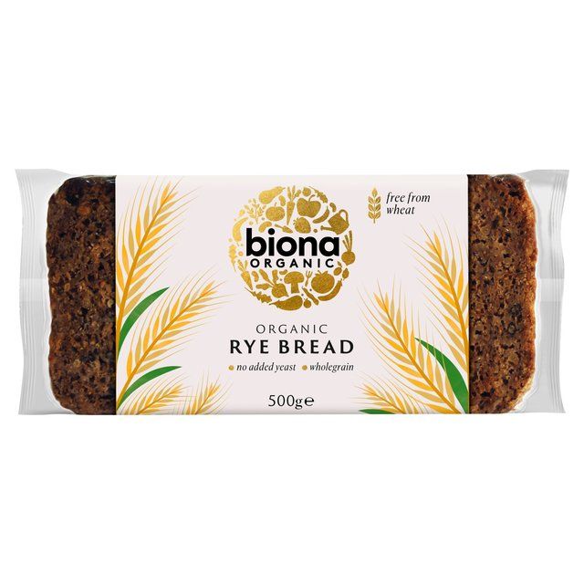 Biona Organic Rye Bread Sliced   500g