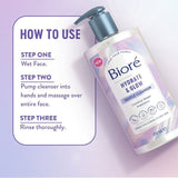 Biore Dewy Hydration Gentle Pore Cleanser for Normal to Dry Skin   200ml