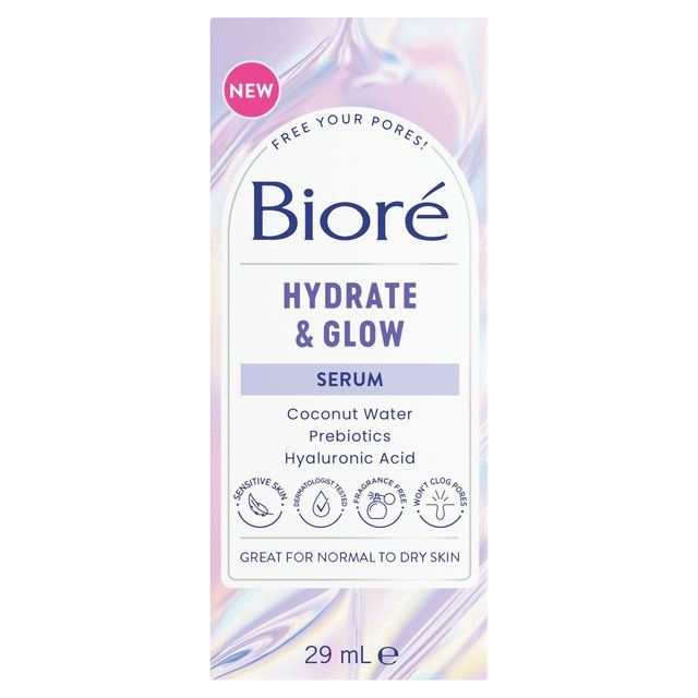 Biore Dewy Hydration Plumping Serum for Normal to Dry Skin   29ml