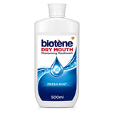 Biotene Dry Mouth Moisturising Mouthwash in Fresh Mint 500ml