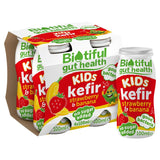 Biotiful Gut Health Kids Kefir Strawberry & Banana 4 x 100ml