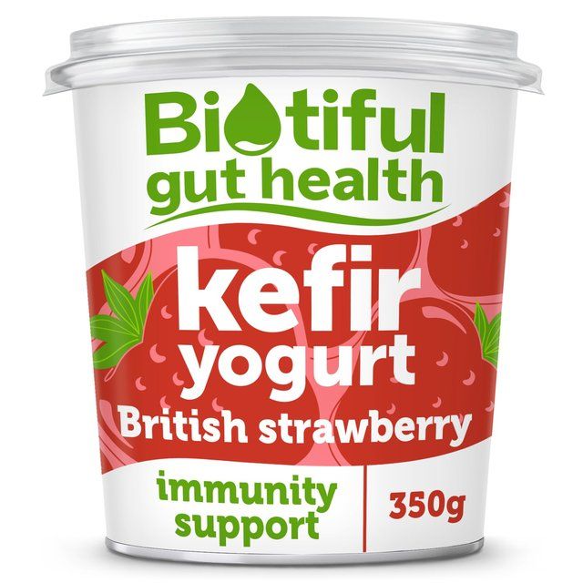Biotiful Kefir Yogurt British Strawberry   350g - McGrocer