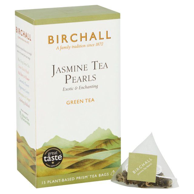 Birchall Jasmine Tea Pearls - 15 Prism Tea Bags