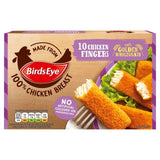 Birds Eye 10 Breaded Chicken Fingers   250g