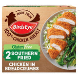 Birds Eye 2 Gluten Free Southern Fried Breaded Chicken Breast Steaks   180g