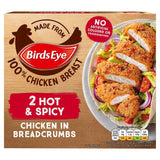 Birds Eye 2 Hot & Spicy Breaded Chicken Breast Steaks    180g