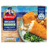 Birds Eye 4 MSC Breaded Haddock Fish Fillets   440g