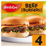 Birds Eye 4 Original Beef Burgers with Onions   227g