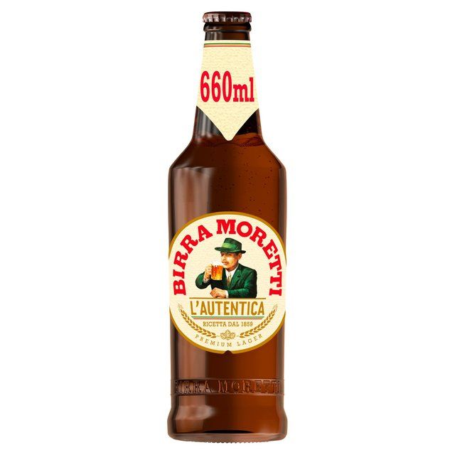 Birra Moretti Lager Beer Bottle