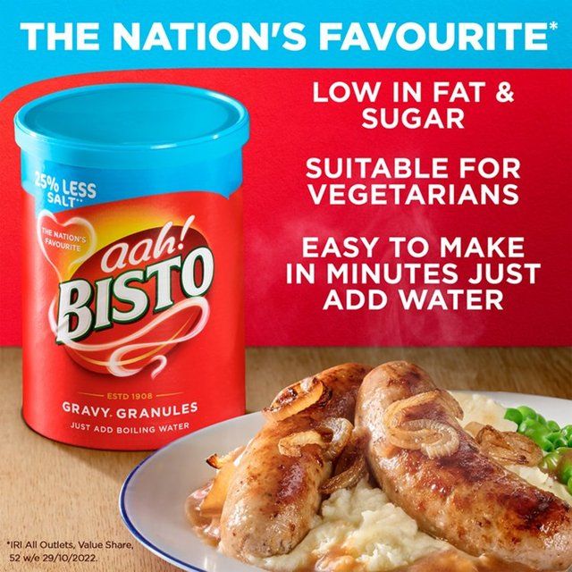 Bisto Reduced Salt Gravy Granules   300g