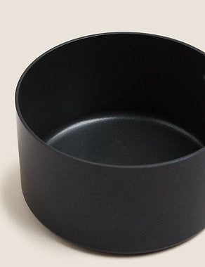 Black Aluminium 16cm Non-Stick Saucepan