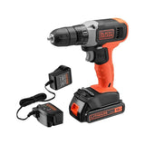 Black & Decker 18V Cordless Drill with Battery