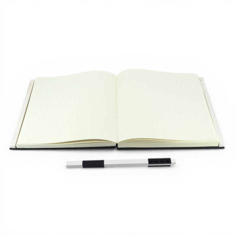 LEGO Locking Notebook Gel Pen Black 15cm, UK version