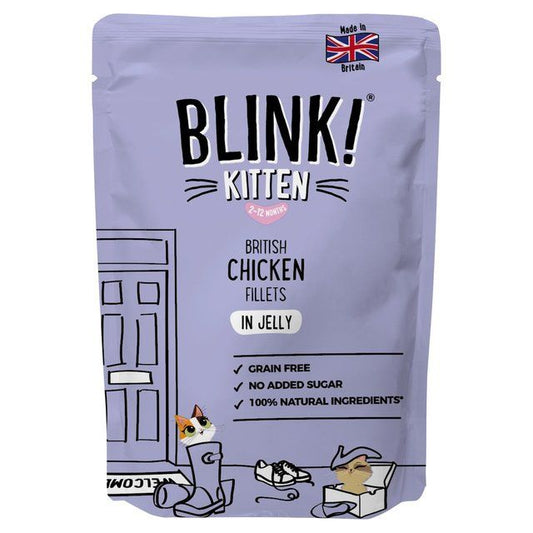 Blink Kitten Chicken Fillets in Jelly   85g