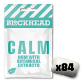 BLOCKHEAD Calm Gum - 12 Pack (84 Pieces)