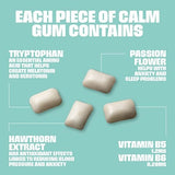 BLOCKHEAD Calm Gum - 12 Pack (84 Pieces)