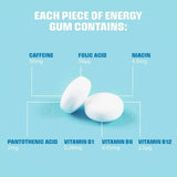 BLOCKHEAD Energy Gum - 30 Pieces - McGrocer