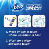 Bloo Power Active Lemon Rimblock    2 x 50 per pack