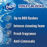 Bloo Toilet Toilet Cistern Block Original Blue Water   2 per pack