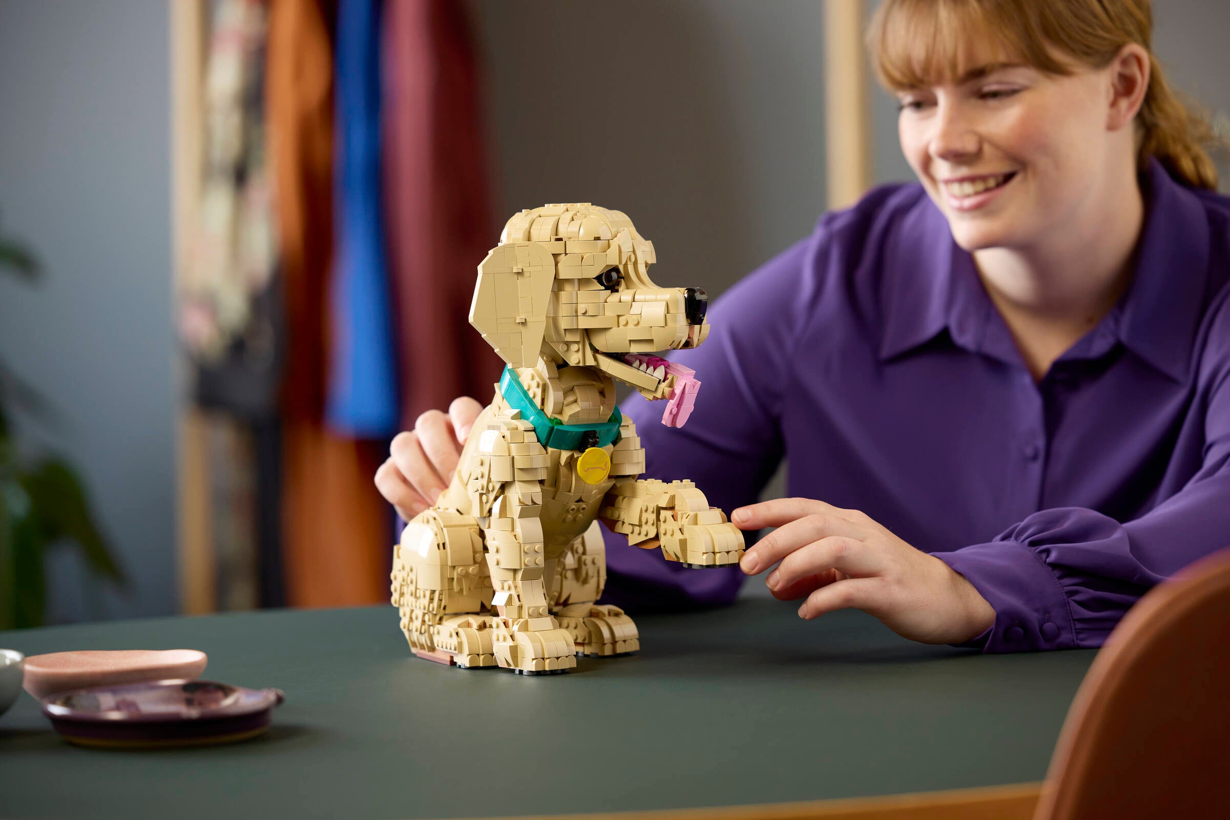 LEGO Golden Retriever Puppy building kit 2,102-piece set (British brand)