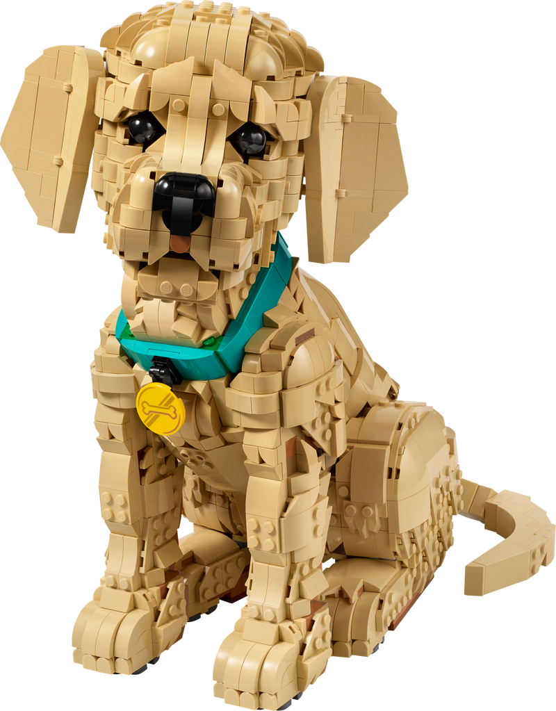 LEGO Golden Retriever Puppy building kit 2,102-piece set (British brand)