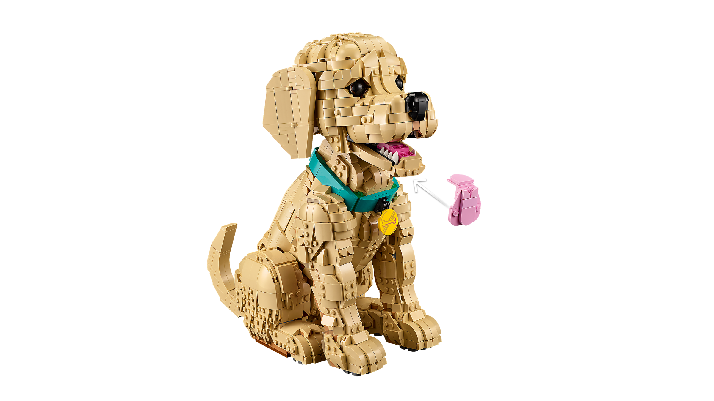 LEGO Golden Retriever Puppy building kit 2,102-piece set (British brand)
