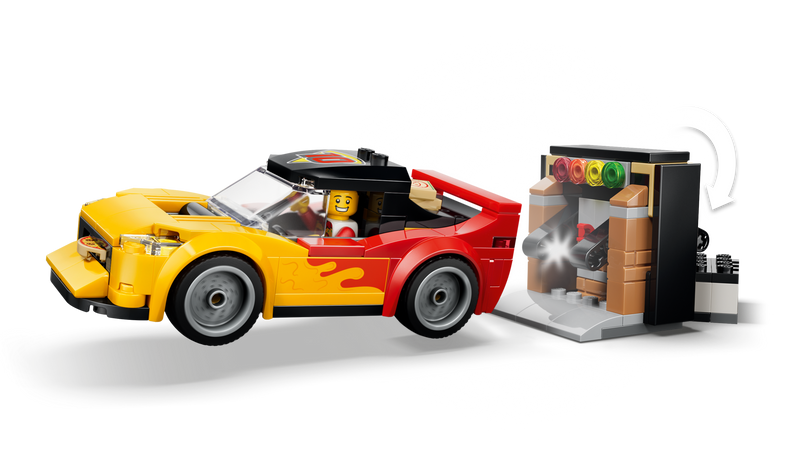LEGO City Pizza Delivery set with vehicles and minifigures - British product