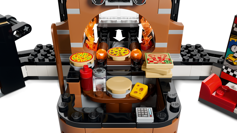 LEGO City Pizza Delivery set with vehicles and minifigures - British product