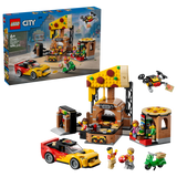 LEGO City Pizza Delivery set with vehicles and minifigures - British product