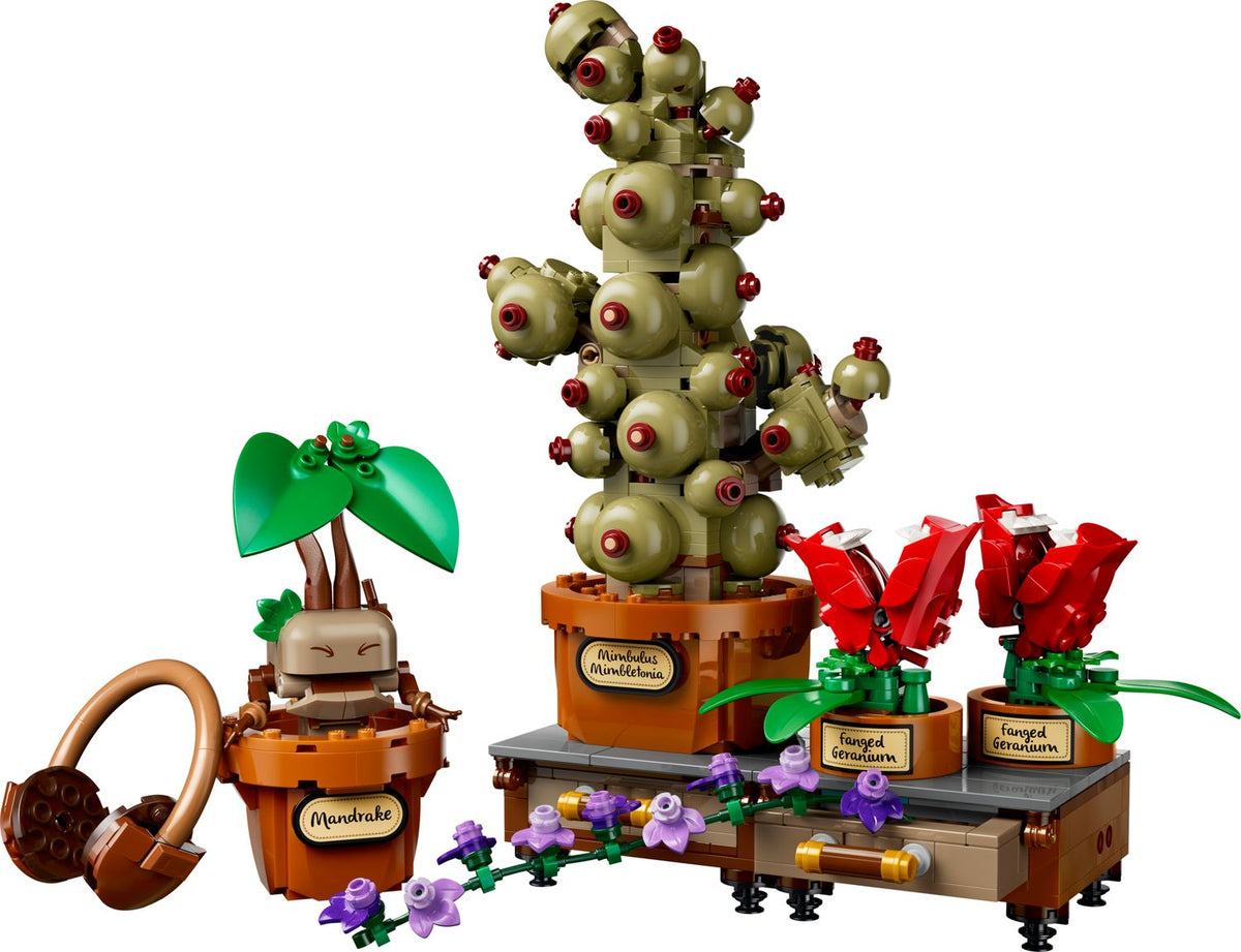 LEGO building set Hogwarts Herbology Plants 817 pieces - British product