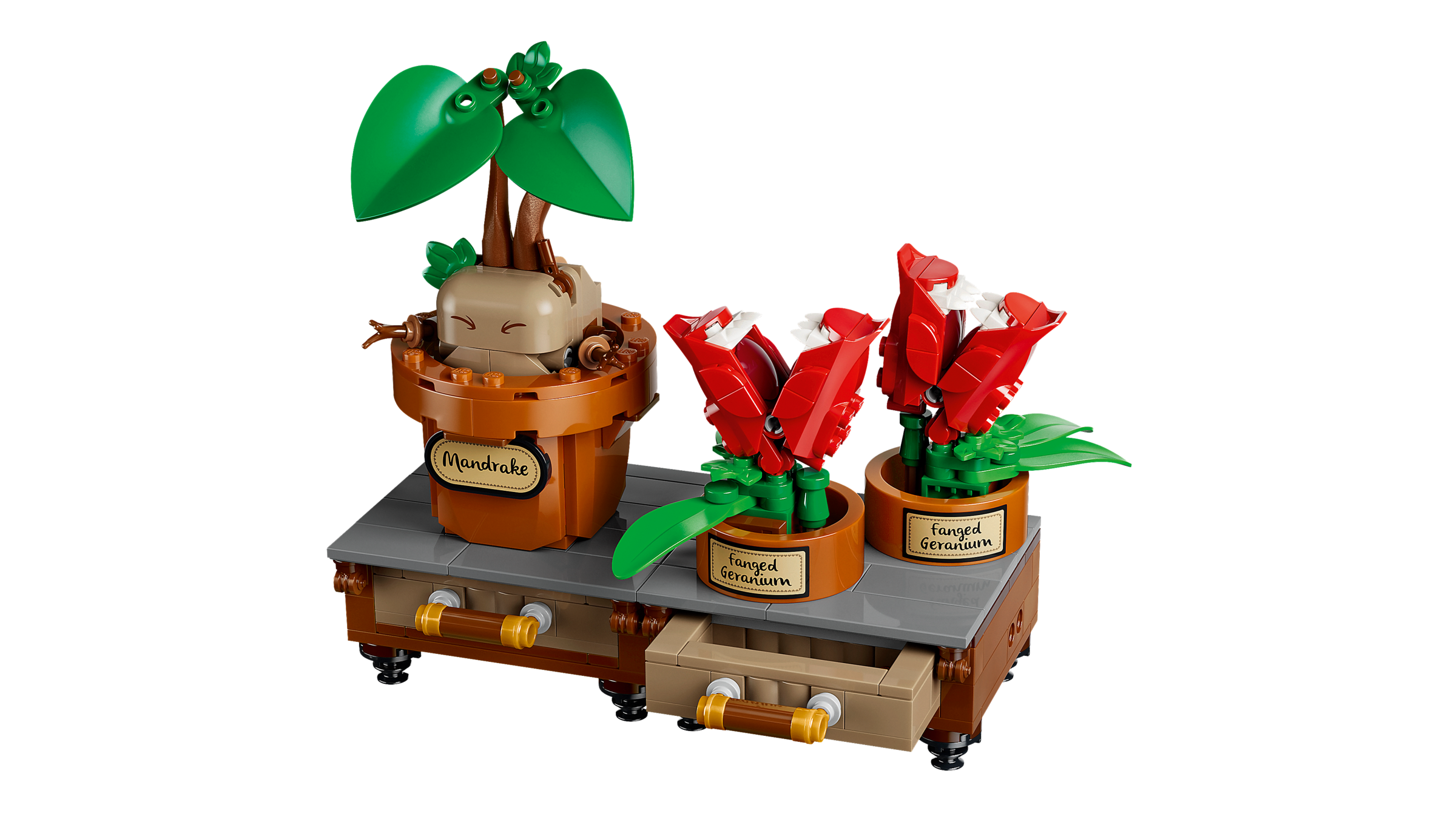 LEGO building set Hogwarts Herbology Plants 817 pieces - British product