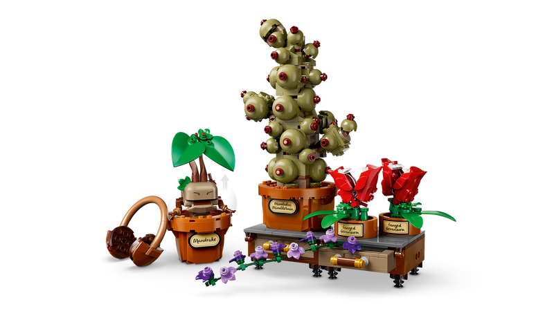 LEGO building set Hogwarts Herbology Plants 817 pieces - British product