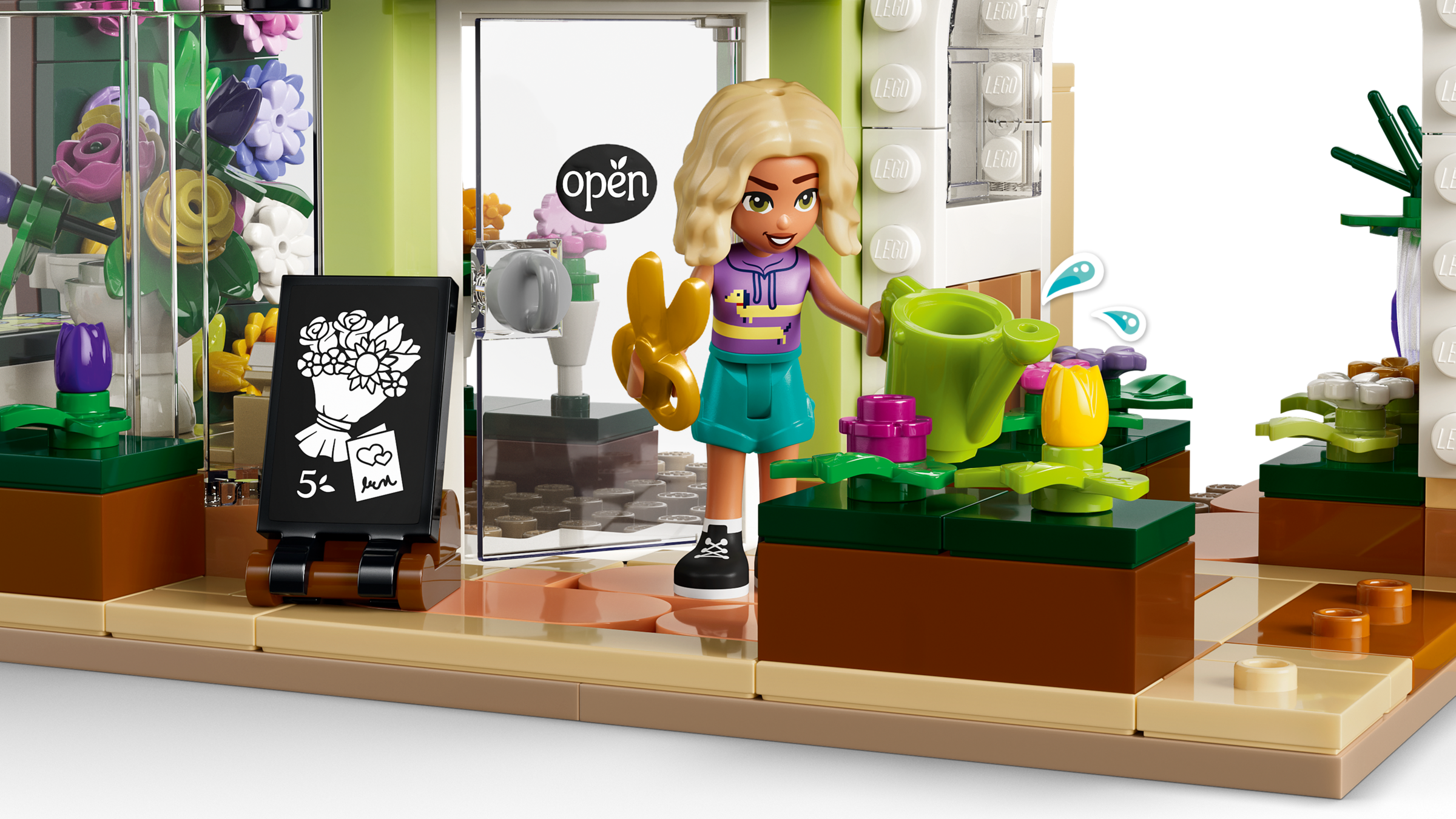 LEGO Friends Creative Flower Shop building set, imported from the UK