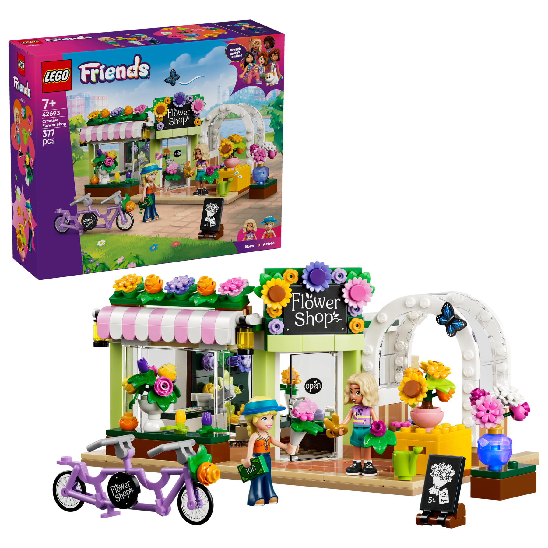 LEGO Friends Creative Flower Shop building set, imported from the UK