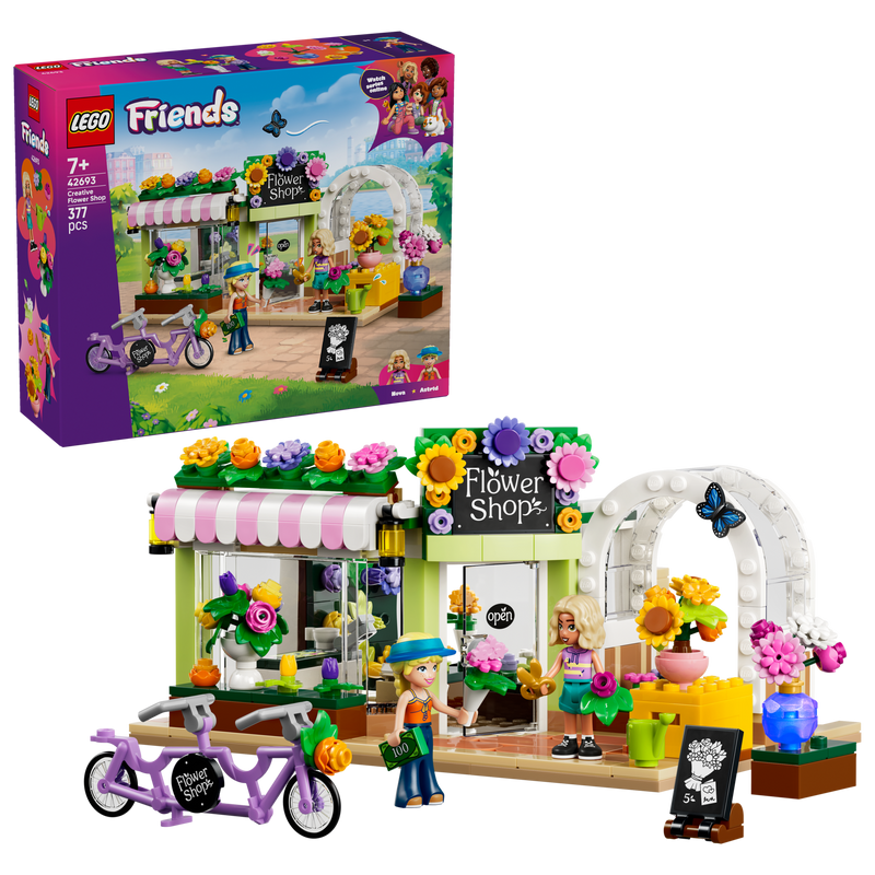 LEGO Friends Creative Flower Shop building set, imported from the UK