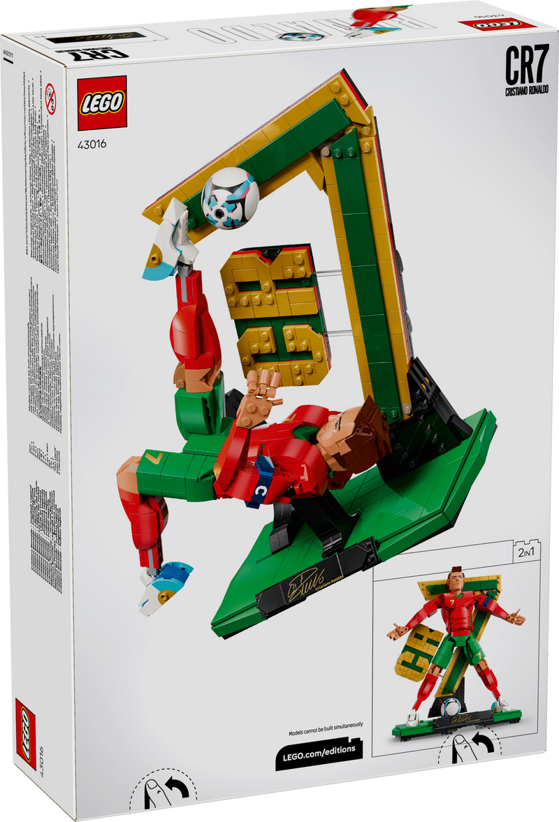 LEGO Cristiano Ronaldo football figure 854 pieces, UK version