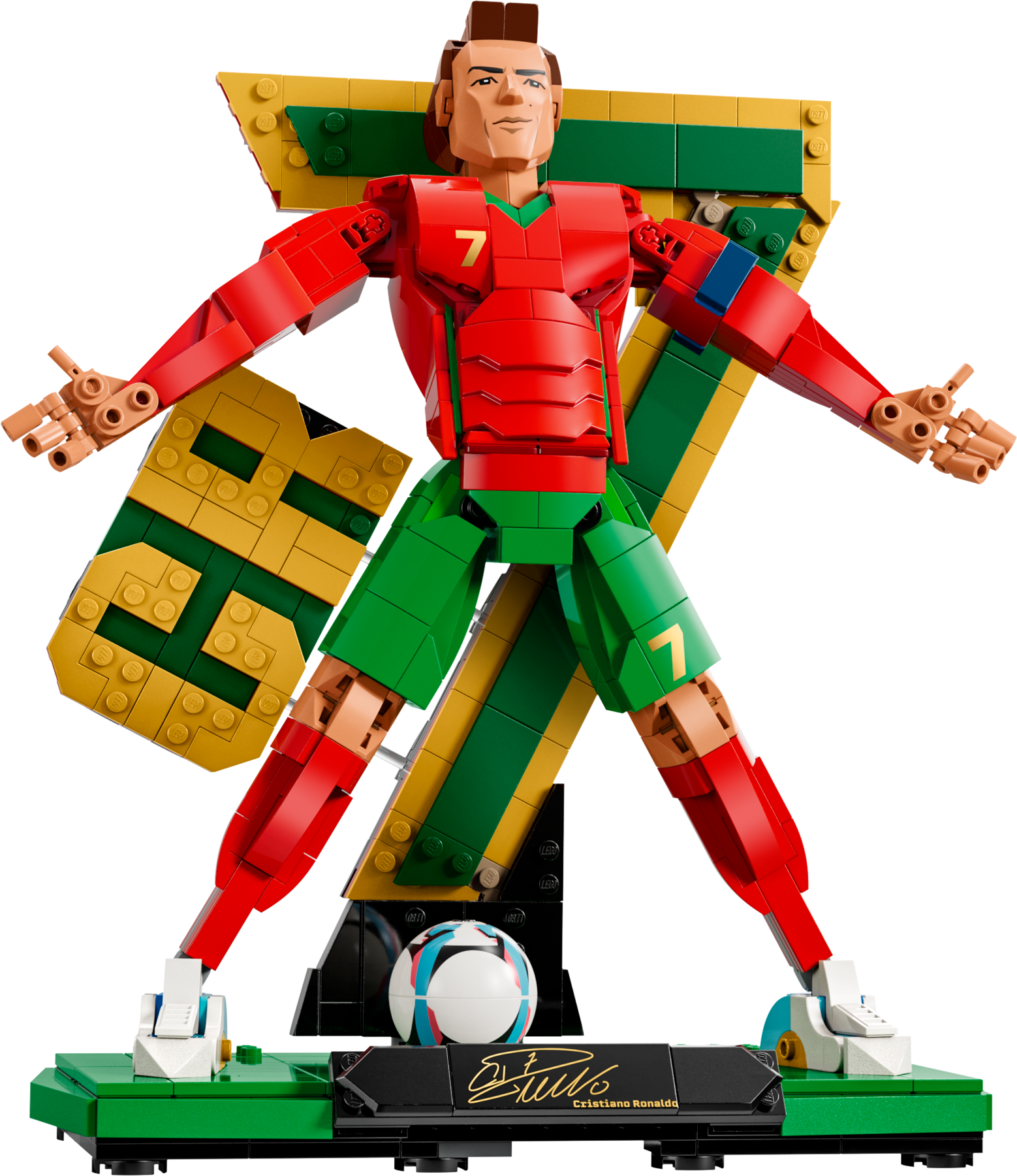 LEGO Cristiano Ronaldo football figure 854 pieces, UK version