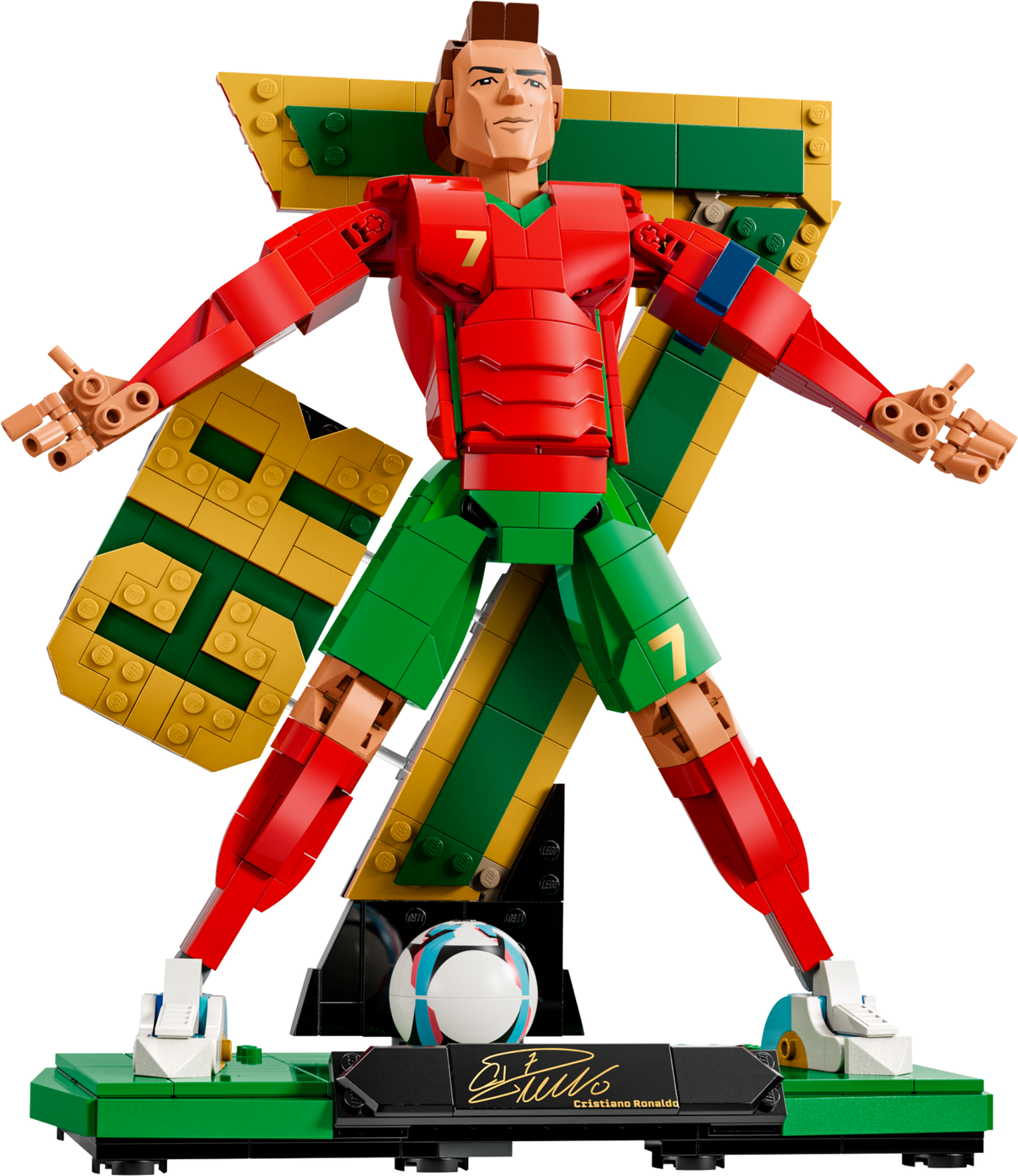 LEGO Cristiano Ronaldo football figure 854 pieces, UK version